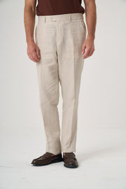 KETEN SLIM PANTOLON BEJ